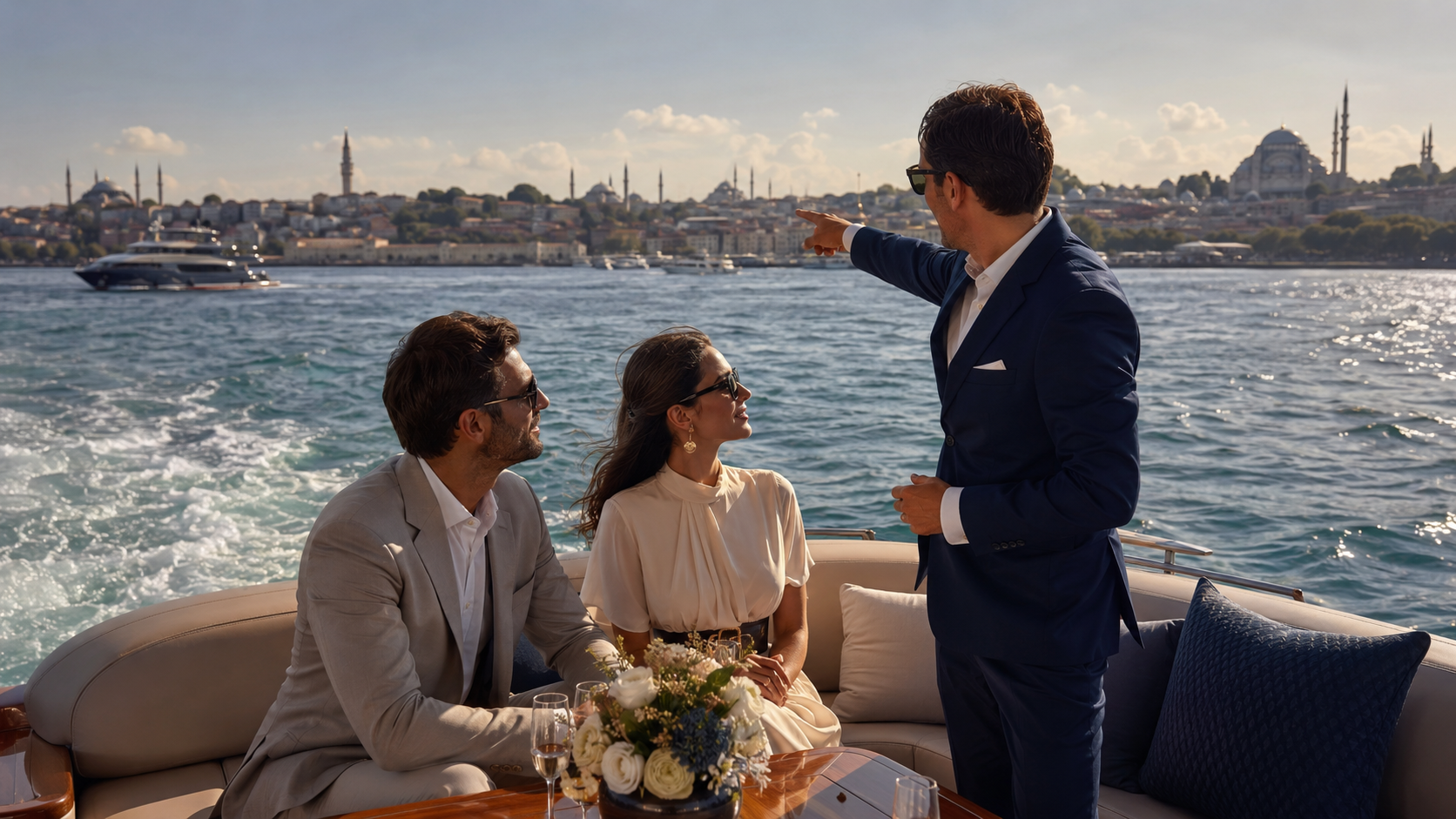 Premium city view representing central Istanbul comfort